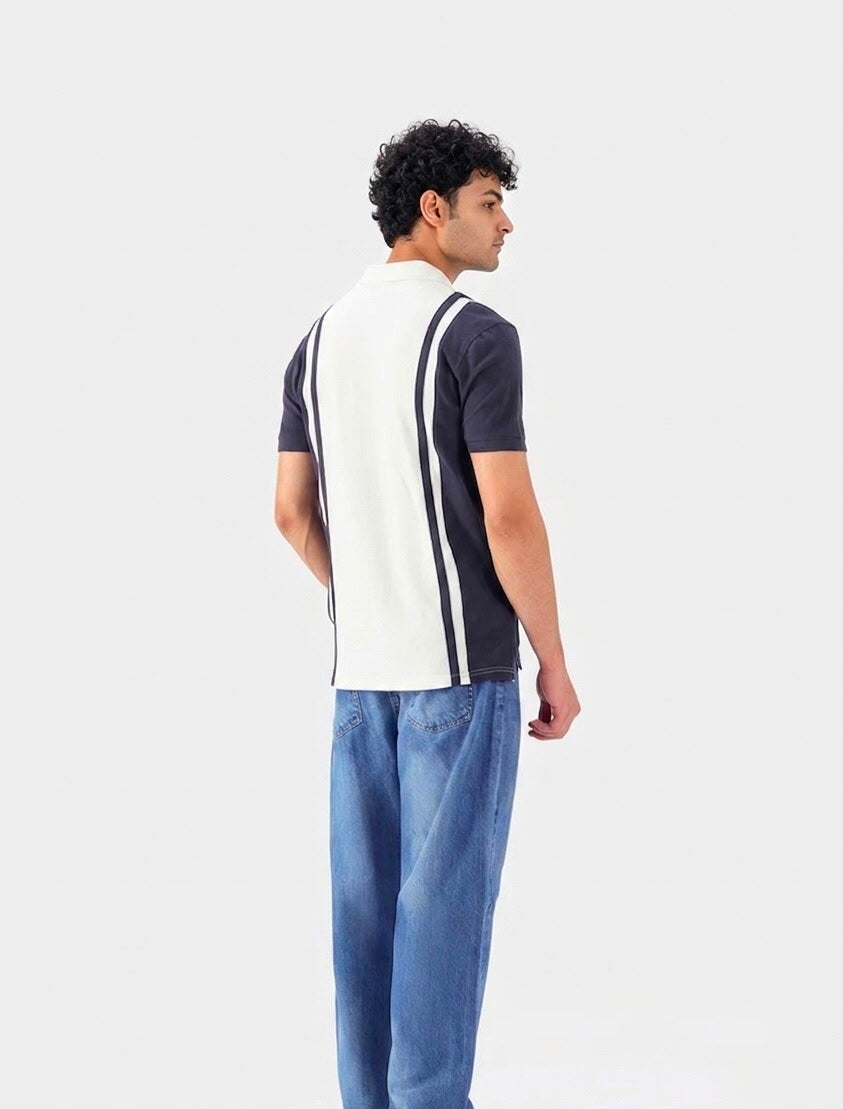 Paneled Polo