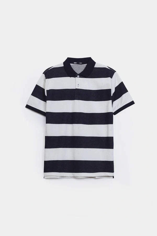 Striped Relaxed Polo