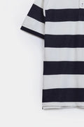 Striped Relaxed Polo
